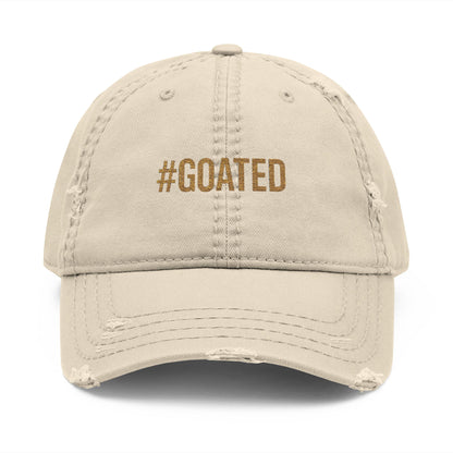 Cap with #Goated Embroidery