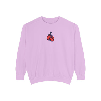 Boxing Embroidery Design Sweatshirt