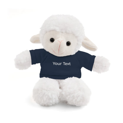 Personalized Stuffed Animal with Tee, Custom Teddy Bear Gift, Cuddly Plush Toy