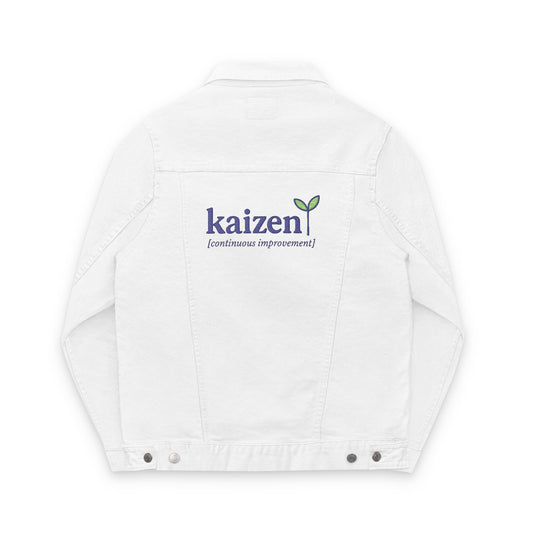 Embroidered Kaizen Denim Jacket