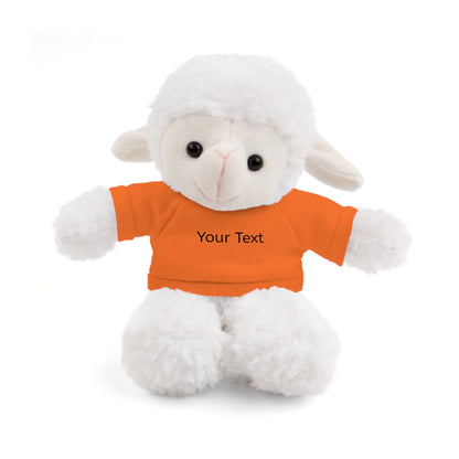 Personalized Stuffed Animal with Tee, Custom Teddy Bear Gift, Cuddly Plush Toy