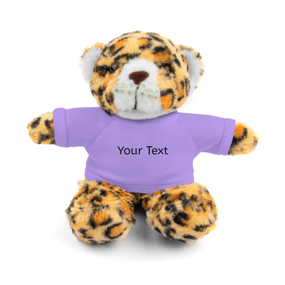 Personalized Stuffed Animal with Tee, Custom Teddy Bear Gift, Cuddly Plush Toy