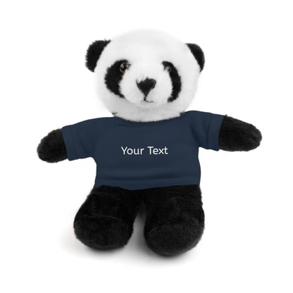 Personalized Stuffed Animal with Tee, Custom Teddy Bear Gift, Cuddly Plush Toy