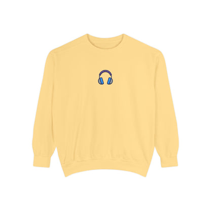 Music Lover's Embroidery Sweatshirt Unisex