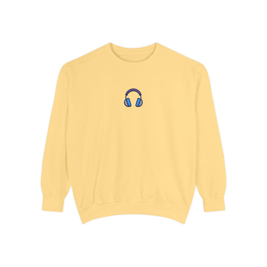 Music Lover's Embroidery Sweatshirt Unisex