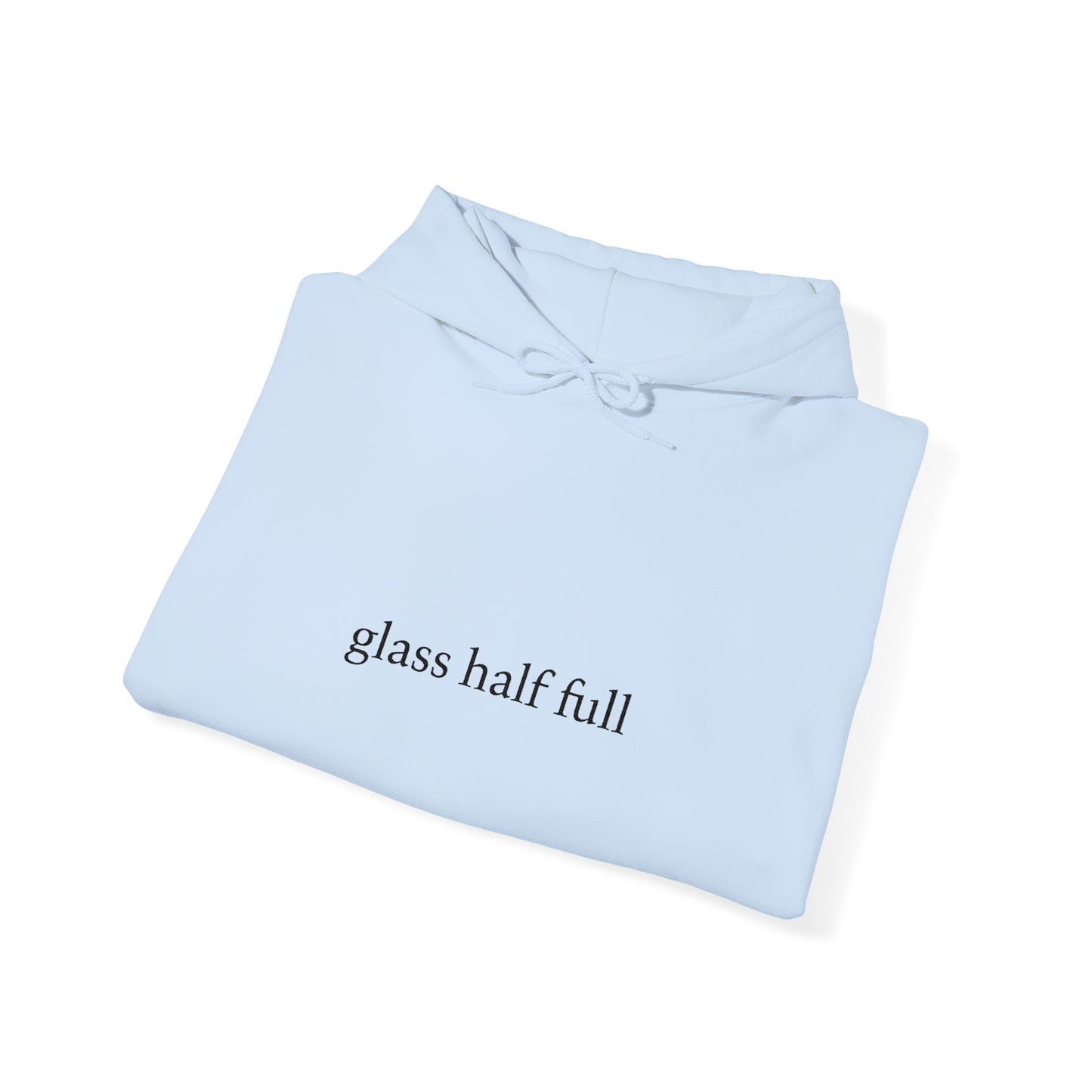 Glass Half Full with Sleeve Art Sweatshirt