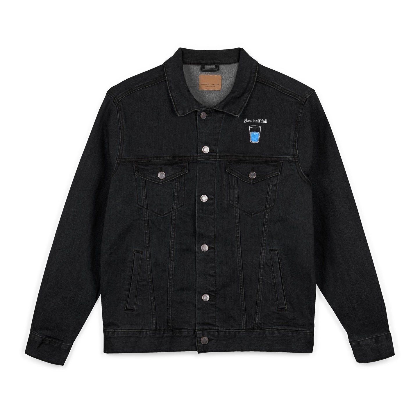 Embroidered Unisex Denim Jacket