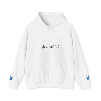 Glass Half Full with Sleeve Art Sweatshirt
