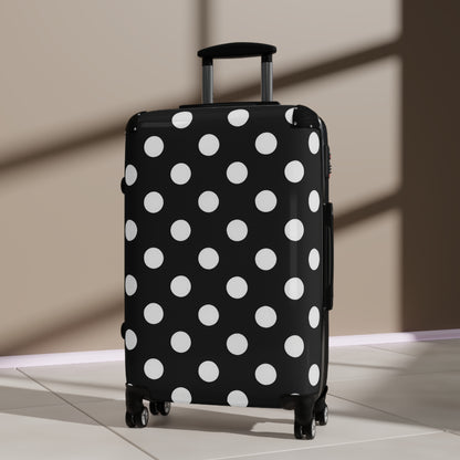 Polka Dot Suitcase for Travelers