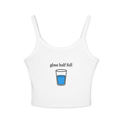 Glass Half Full Tank Top