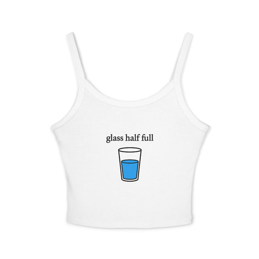 Glass Half Full Tank Top