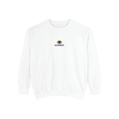 Alignment Embroidery Sweatshirt Unisex