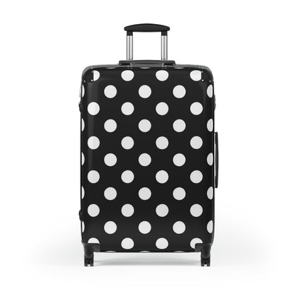 Polka Dot Suitcase for Travelers