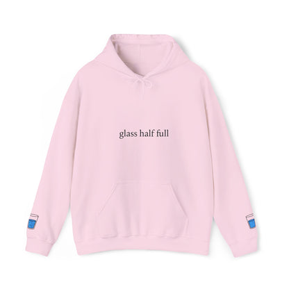Glass Half Full with Sleeve Art Sweatshirt