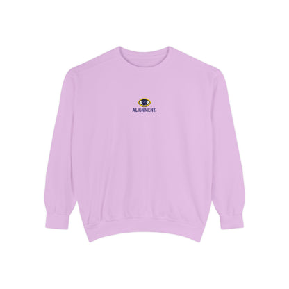 Alignment Embroidery Sweatshirt Unisex