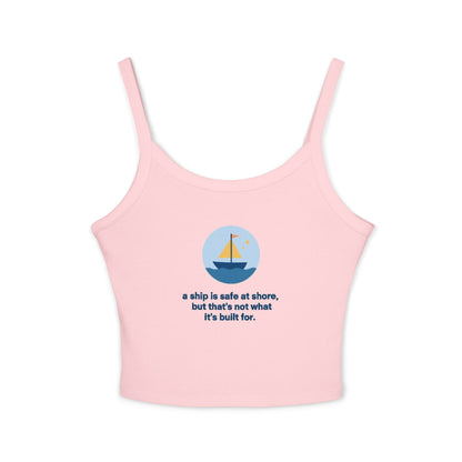 A Ship Quote | Women’s Spaghetti Strap Top