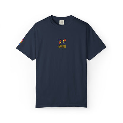 Butterfly Chakras Design Unisex T-Shirt