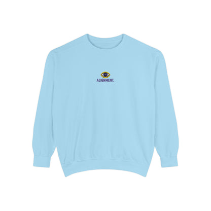 Alignment Embroidery Sweatshirt Unisex