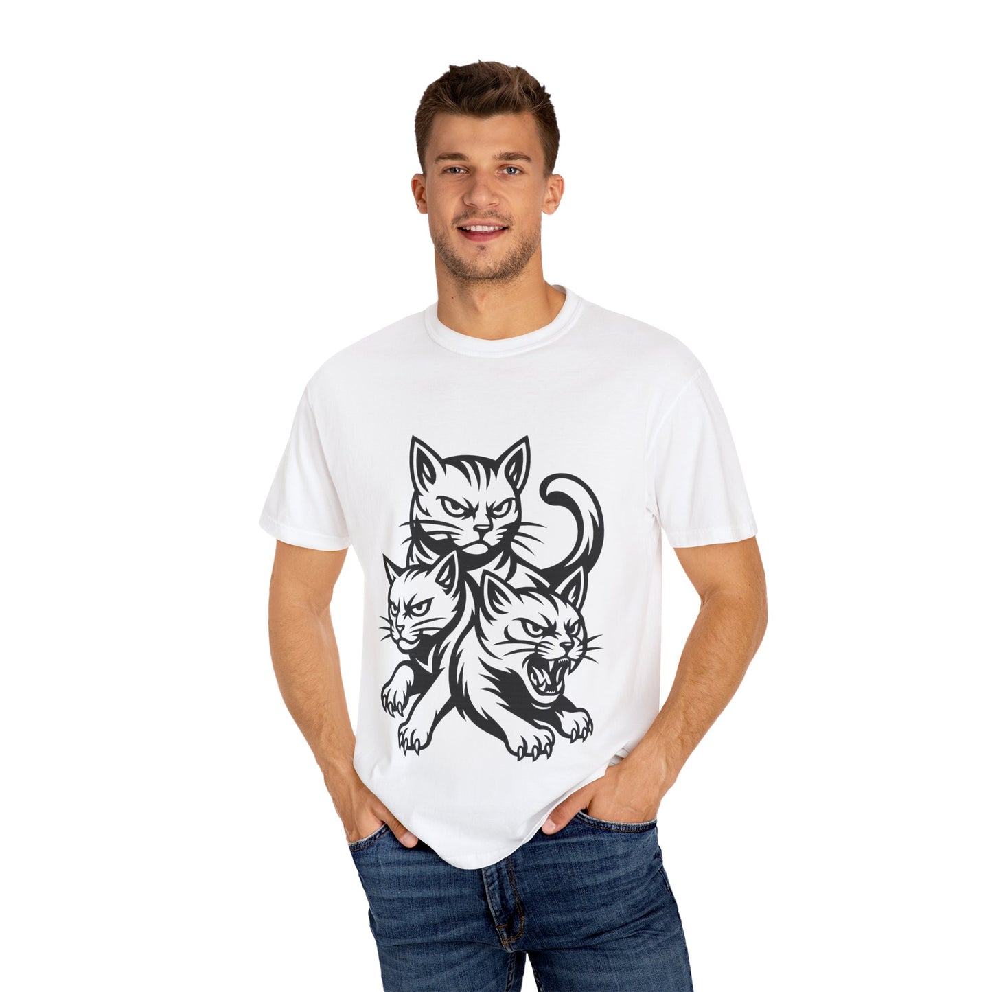 Fierce Cat Graphic T-Shirt