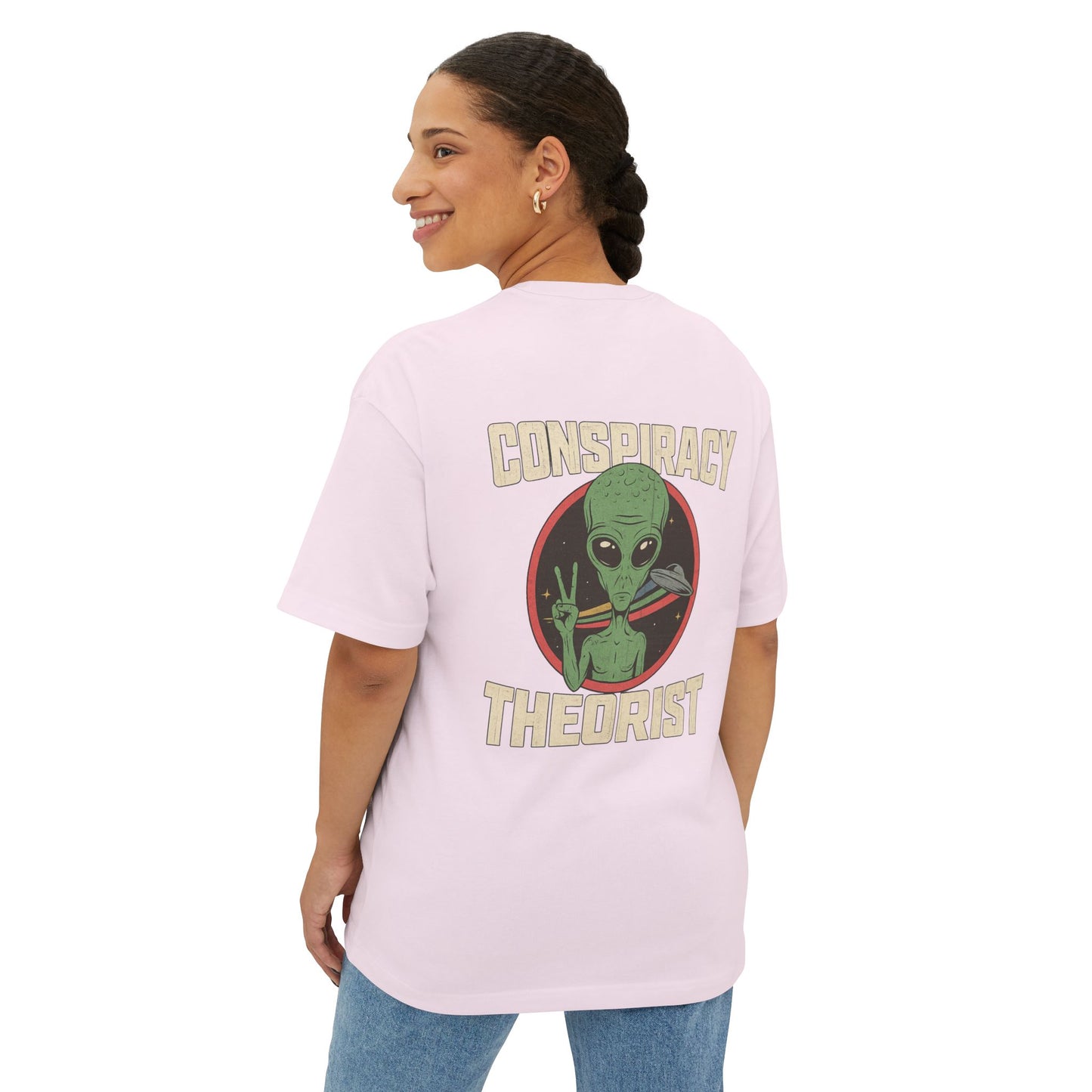 Unisex Alien Conspiracy Theorist Oversized Tee