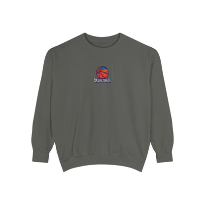 Basketball Embroidery Sweatshirt Unisex