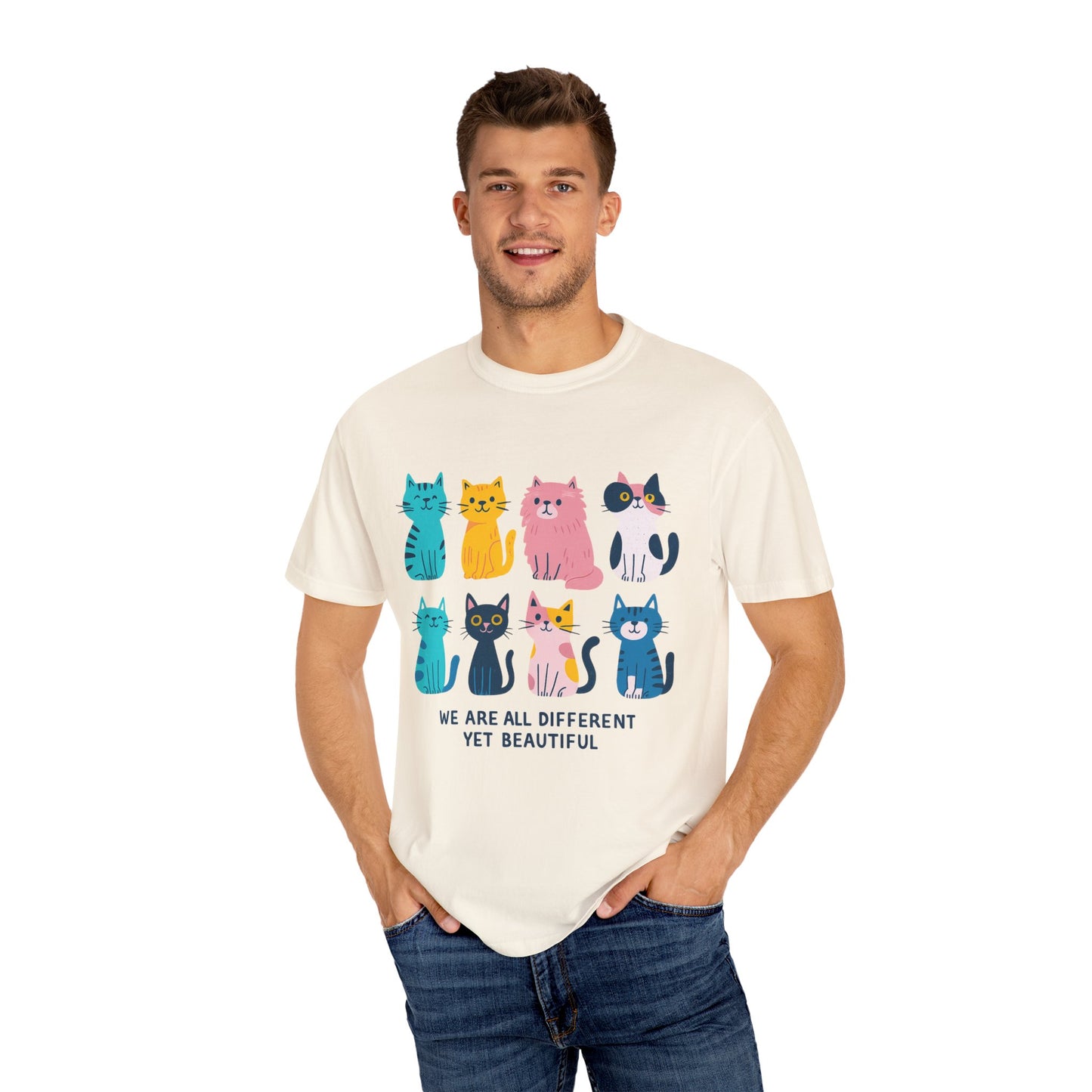 Colorful Cat T-Shirt Unisex