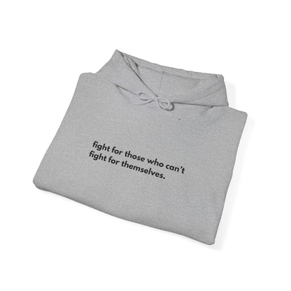 Fight for People Hooded Sweatshirt (Unisex)