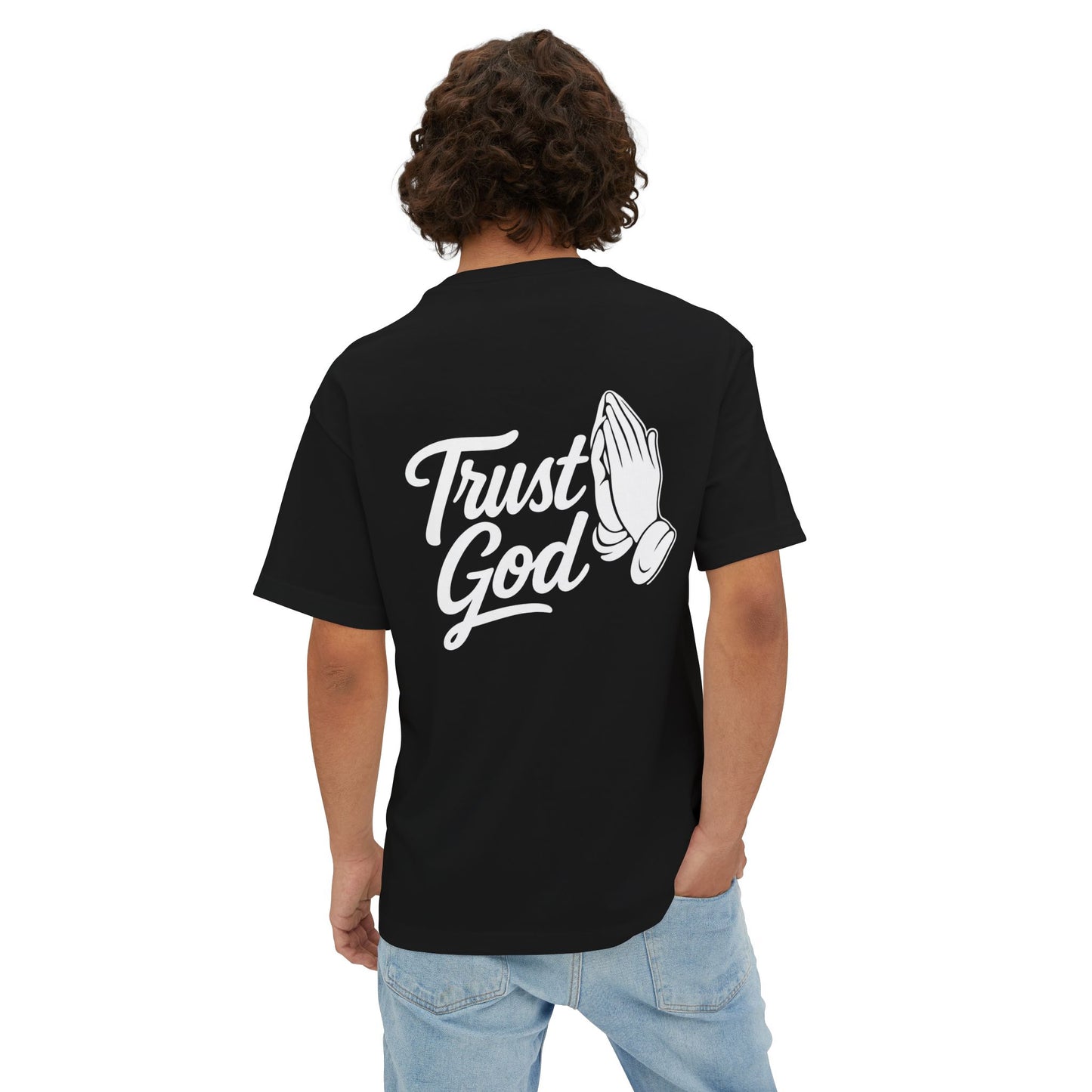 Unisex Oversized Boxy Tee - Trust God