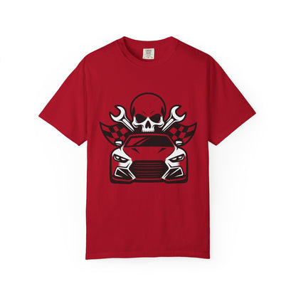 Skull Car T-Shirt Unisex