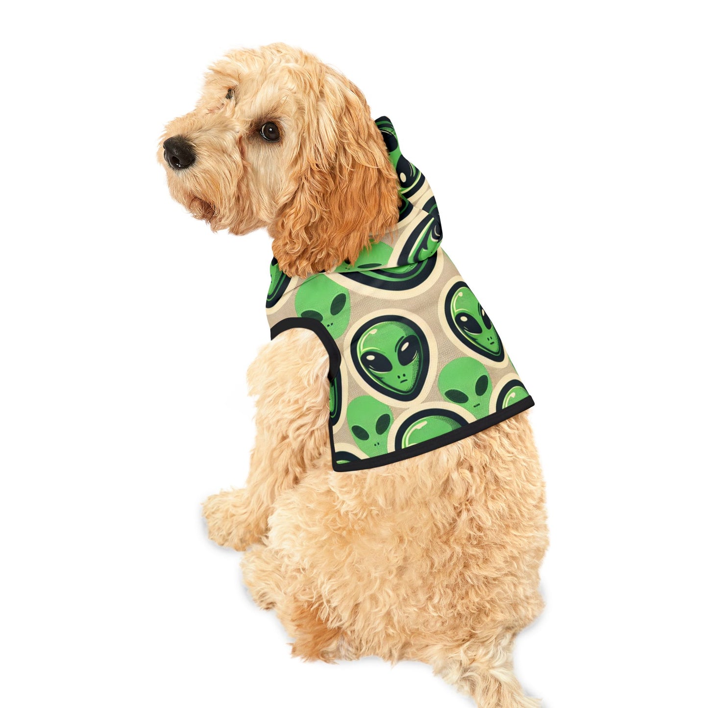 Alien Print Pet Hoodie