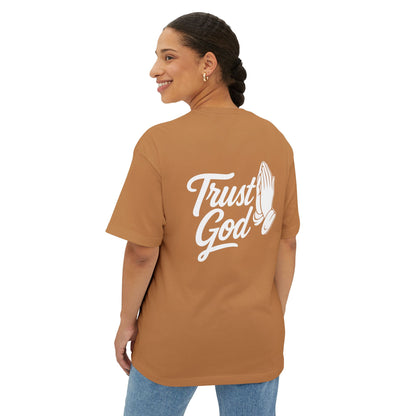 Unisex Oversized Boxy Tee - Trust God