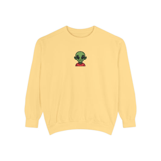 Alien Embroidery Sweatshirt (Unisex)