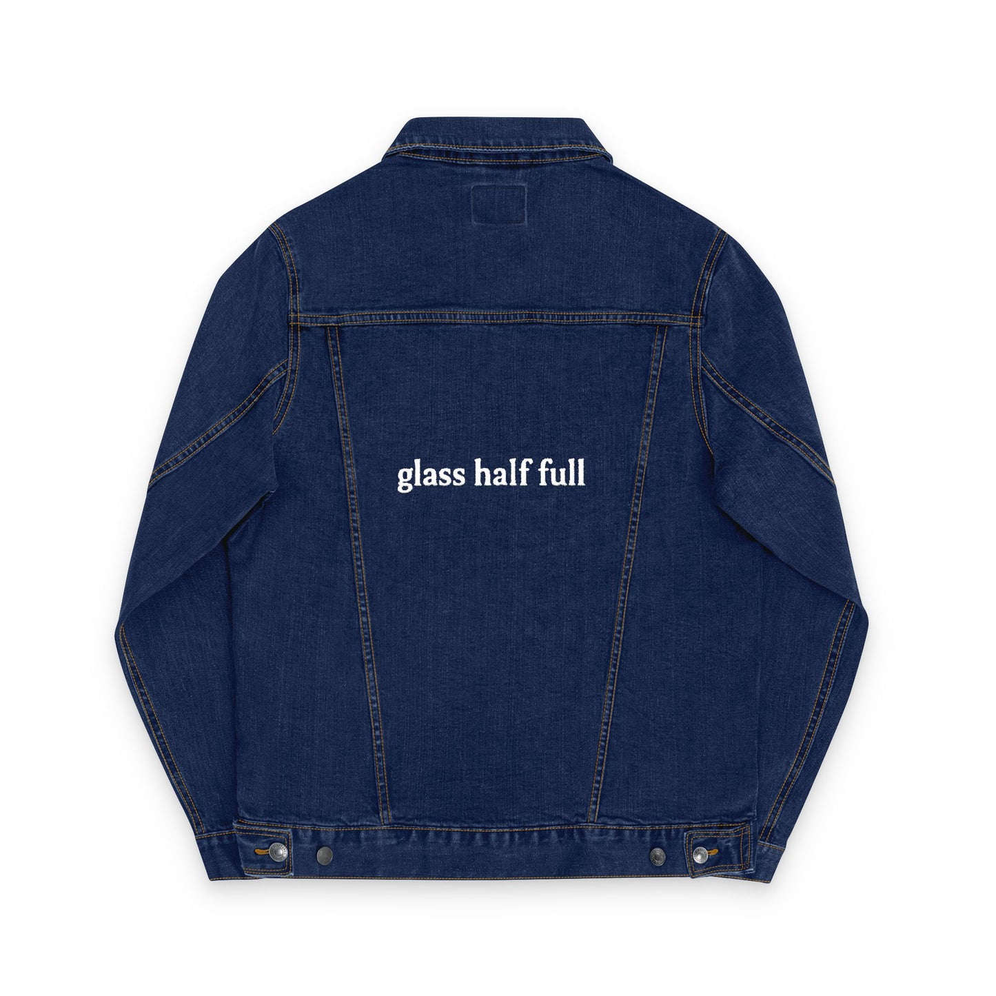 Embroidered Unisex Denim Jacket