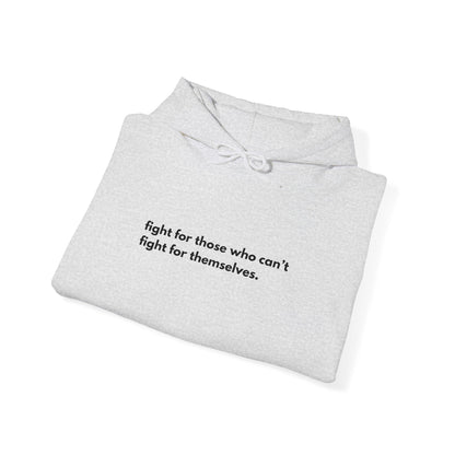 Fight for People Hooded Sweatshirt (Unisex)