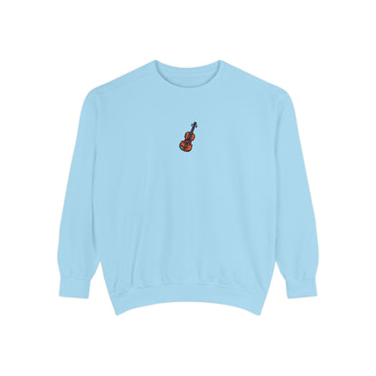 Vibrant Violin Embroidered Sweatshirt