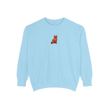 Cat Embroidery Sweatshirt
