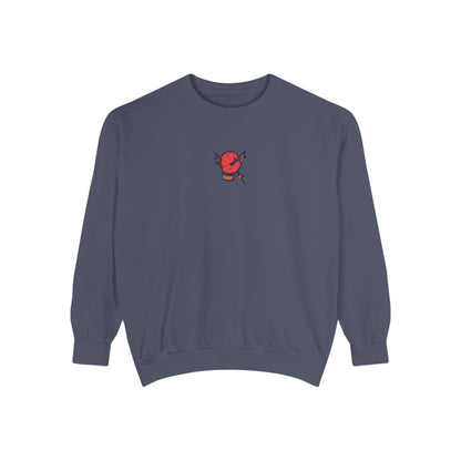 Boxing Embroidery Sweatshirt Unisex