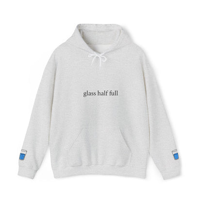 Glass Half Full with Sleeve Art Sweatshirt