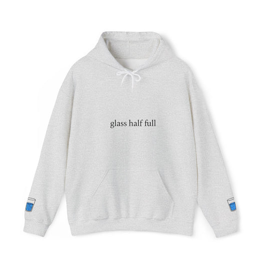 Glass Half Full with Sleeve Art Sweatshirt