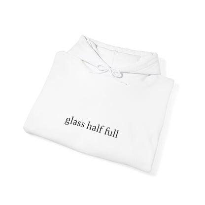 Glass Half Full with Sleeve Art Sweatshirt