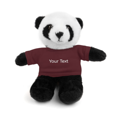 Personalized Stuffed Animal with Tee, Custom Teddy Bear Gift, Cuddly Plush Toy