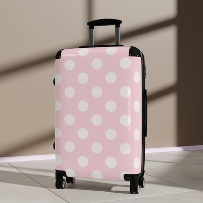 Pink Polka Dot Suitcase
