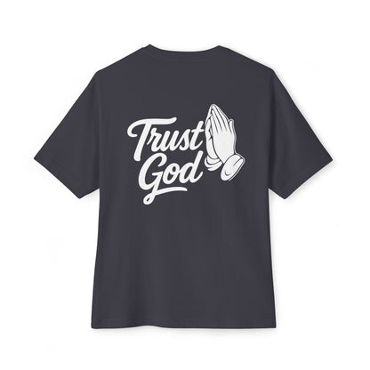 Unisex Oversized Boxy Tee - Trust God