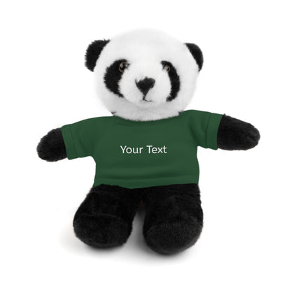 Personalized Stuffed Animal with Tee, Custom Teddy Bear Gift, Cuddly Plush Toy
