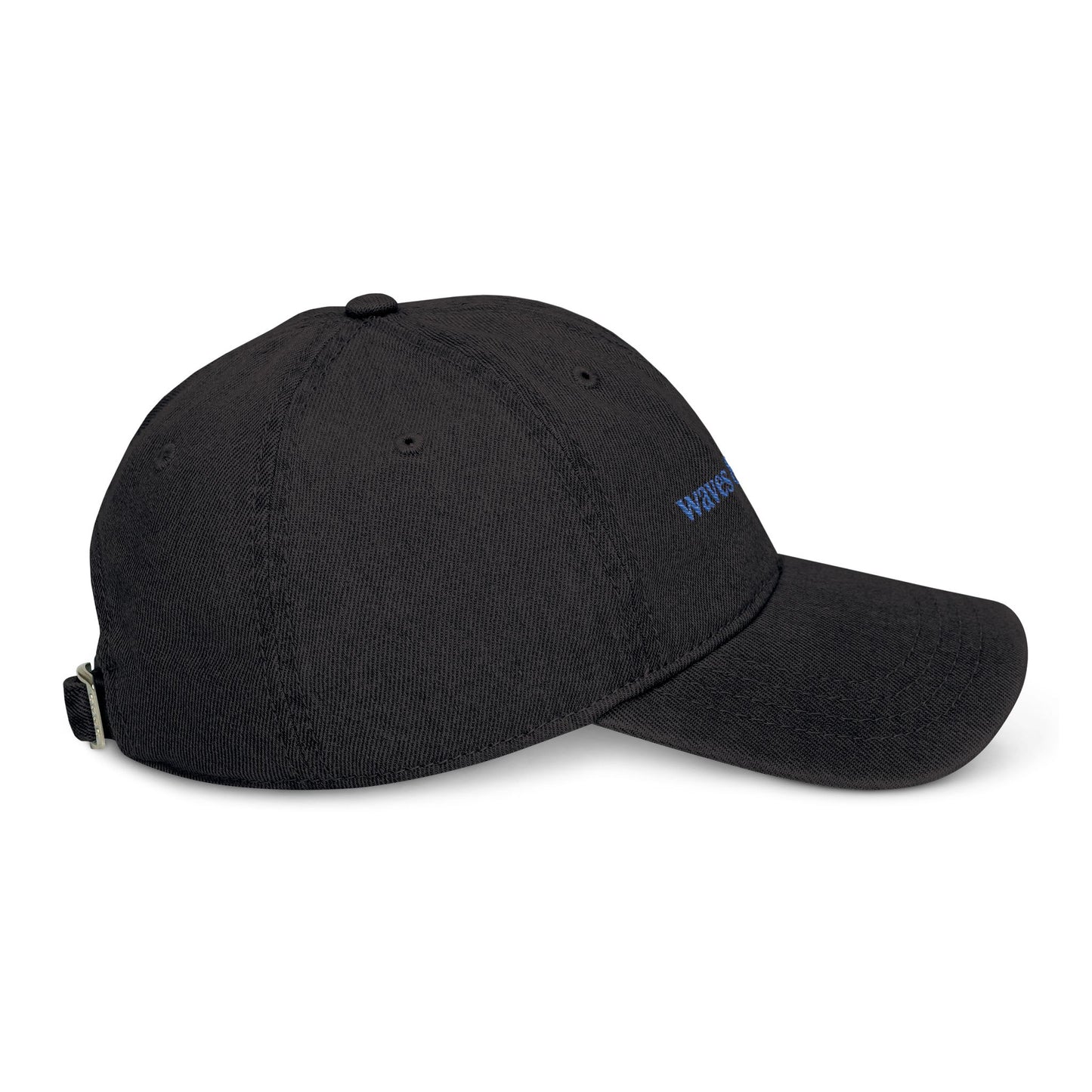 Waves & Water Embroidered Denim Hat