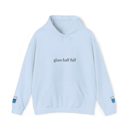 Glass Half Full with Sleeve Art Sweatshirt