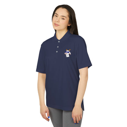 Adidas Polo Shirt with "Goat" Logo