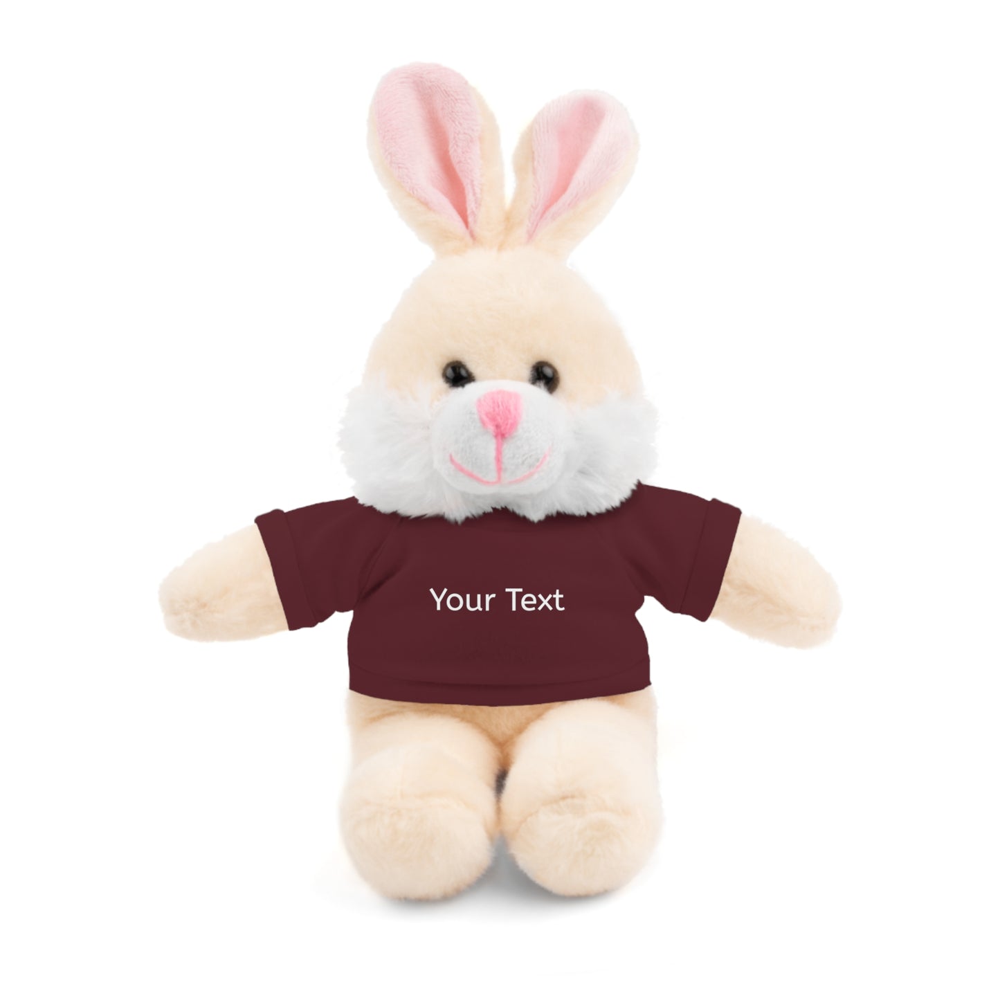 Personalized Stuffed Animal with Tee, Custom Teddy Bear Gift, Cuddly Plush Toy