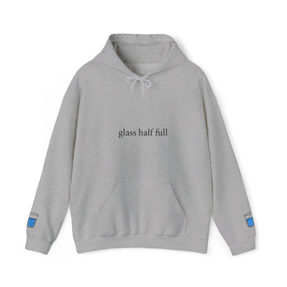 Glass Half Full with Sleeve Art Sweatshirt