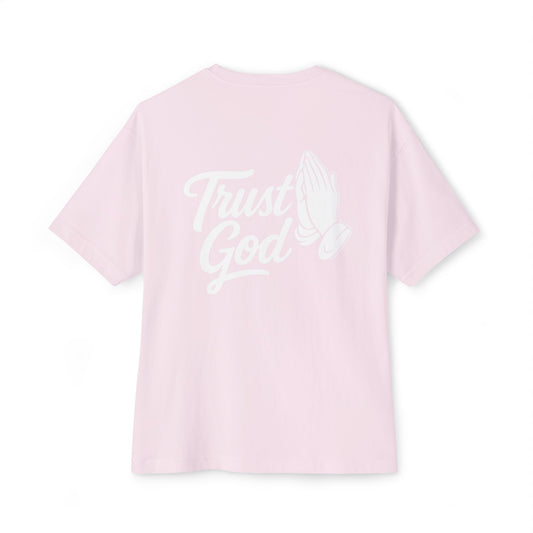 Unisex Oversized Boxy Tee - Trust God